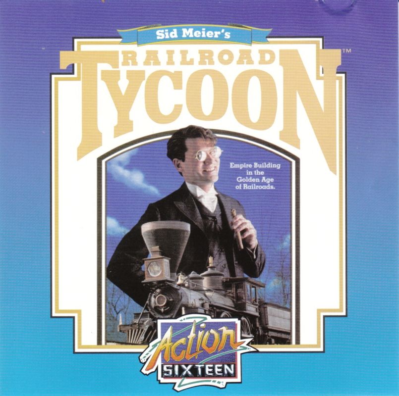 Other for Sid Meier's Railroad Tycoon (DOS) (Action Sixteen release): Jewel Case - Front