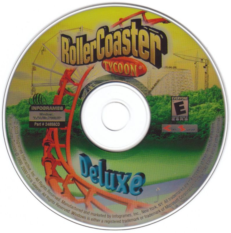 RollerCoaster Tycoon Gold Edition cover or packaging material MobyGames