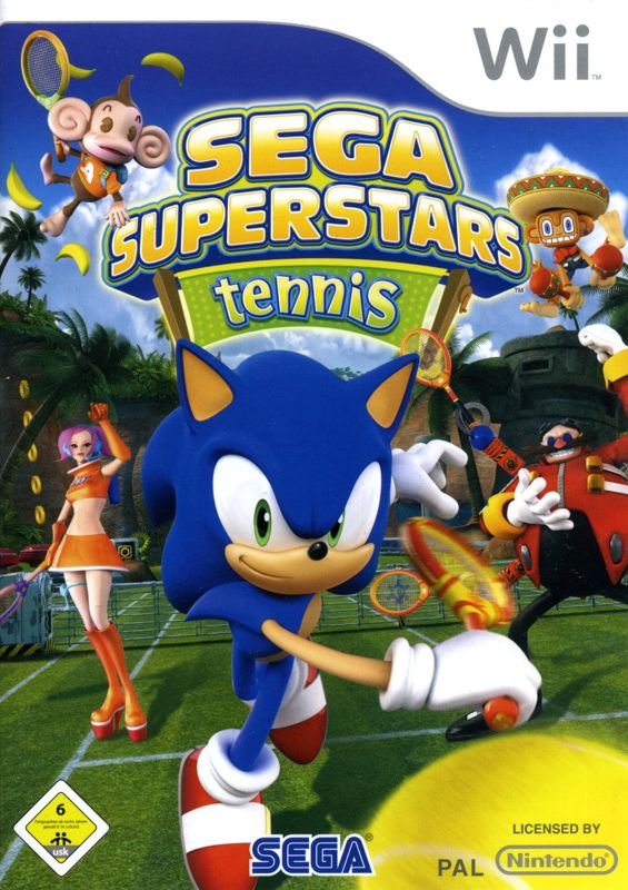 Front Cover for SEGA Superstars Tennis (Wii)