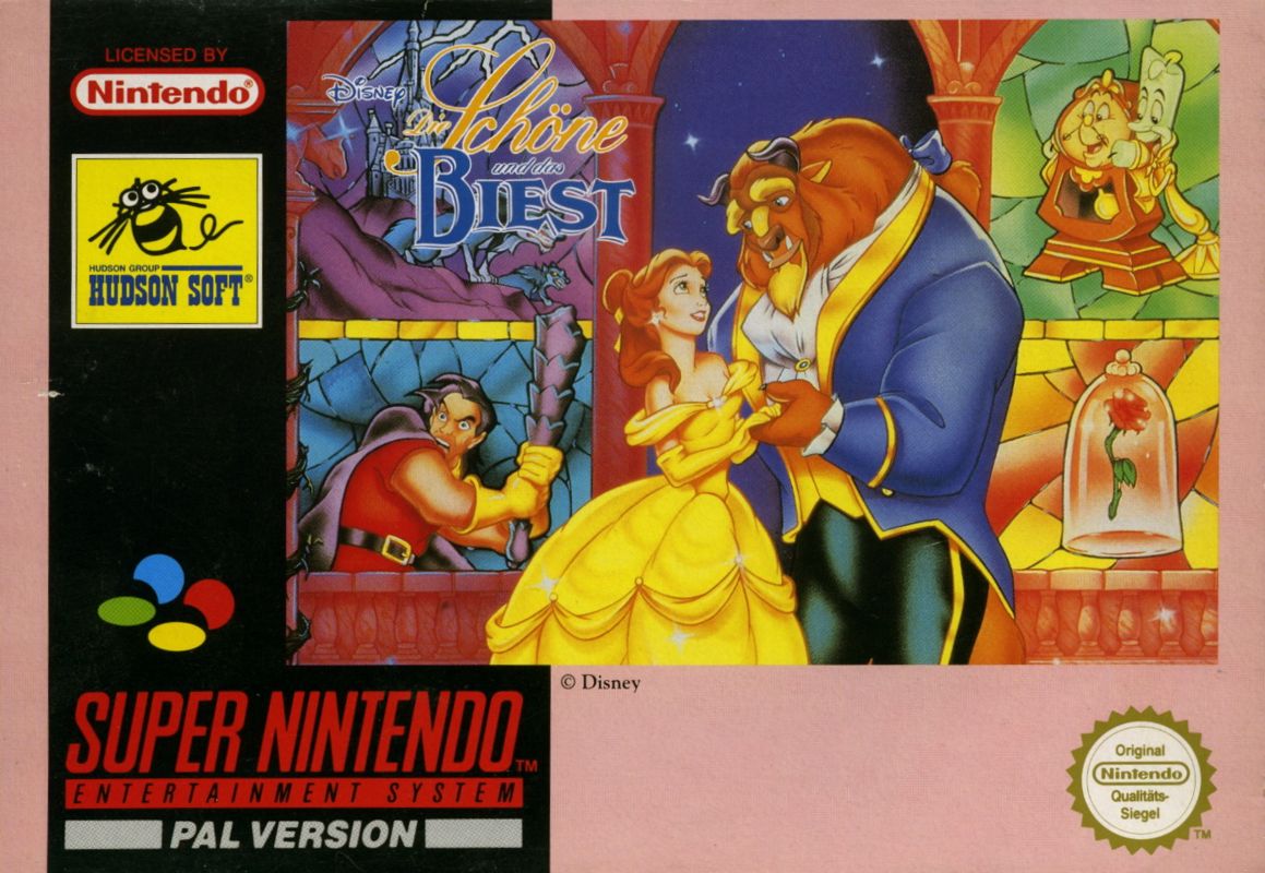 Front Cover for Disney's Beauty and the Beast (SNES)