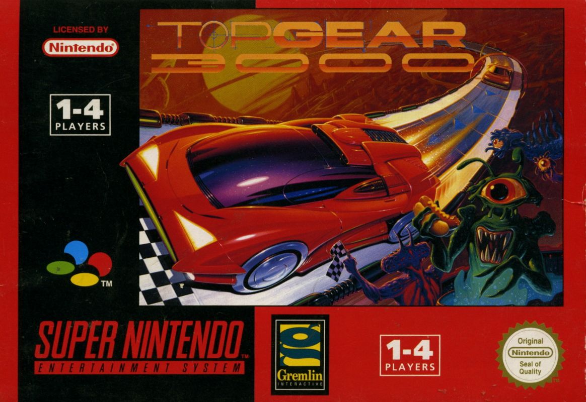 Front Cover for Top Gear 3000 (SNES)