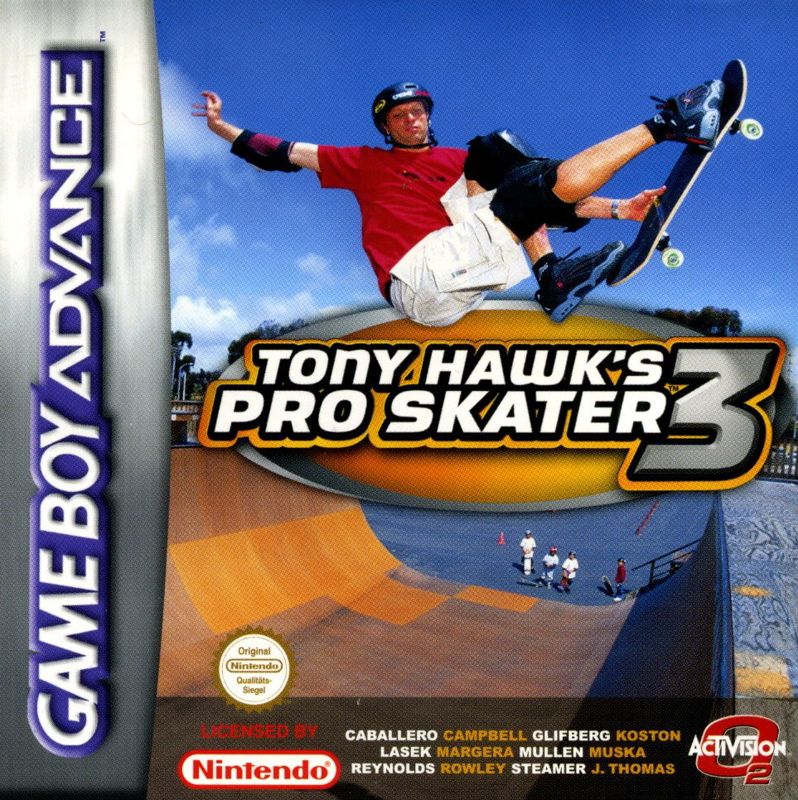 Front Cover for Tony Hawk's Pro Skater 3 (Game Boy Advance)