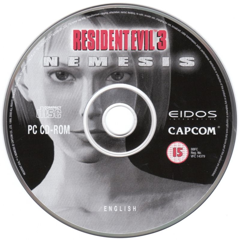 Media for Resident Evil 3: Nemesis (Windows)