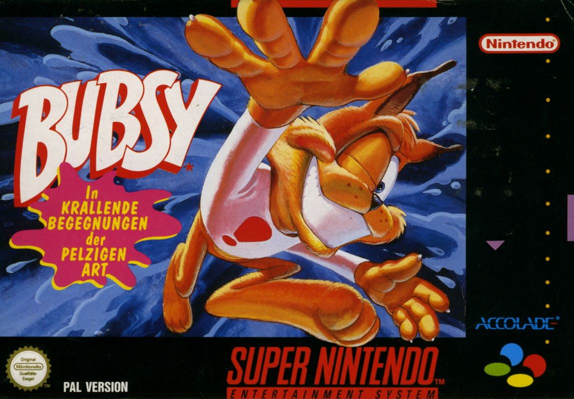 Front Cover for Bubsy in: Claws Encounters of the Furred Kind (SNES)