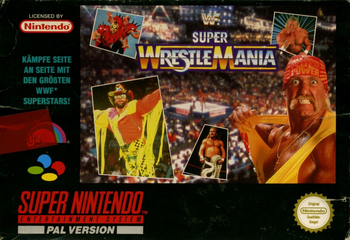 Front Cover for WWF Super WrestleMania (SNES)