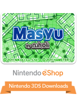 Front Cover for Masyu by Nikoli (Nintendo 3DS) (download release)