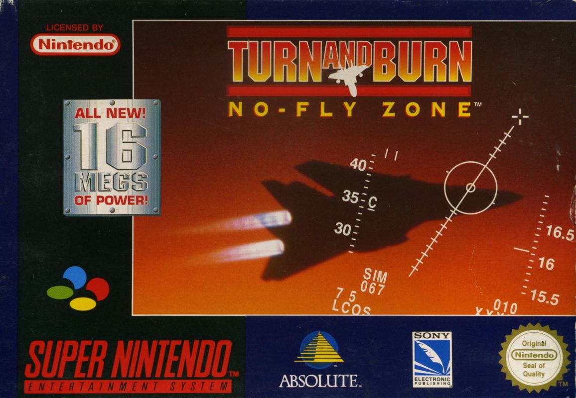 Snes Paradise: Review: Turn and Burn - No Fly Zone