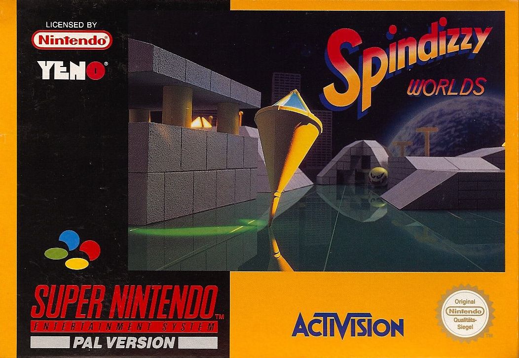 Front Cover for Spindizzy Worlds (SNES)