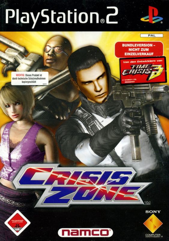 Front Cover for Time Crisis: Crisis Zone (PlayStation 2) (Bundle release)