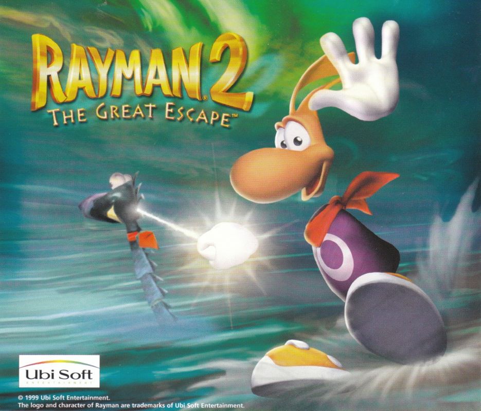 Other for Rayman 2: The Great Escape (Windows): Jewel Case - Back