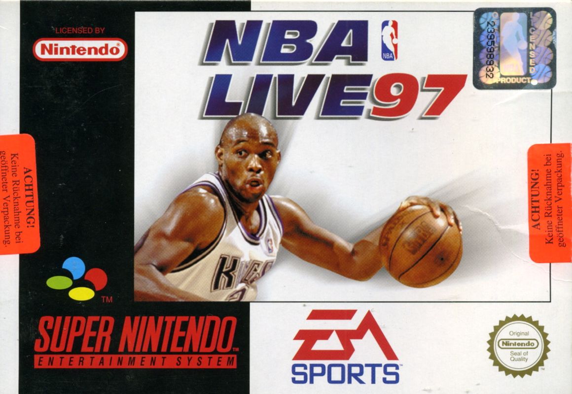 Front Cover for NBA Live 97 (SNES)