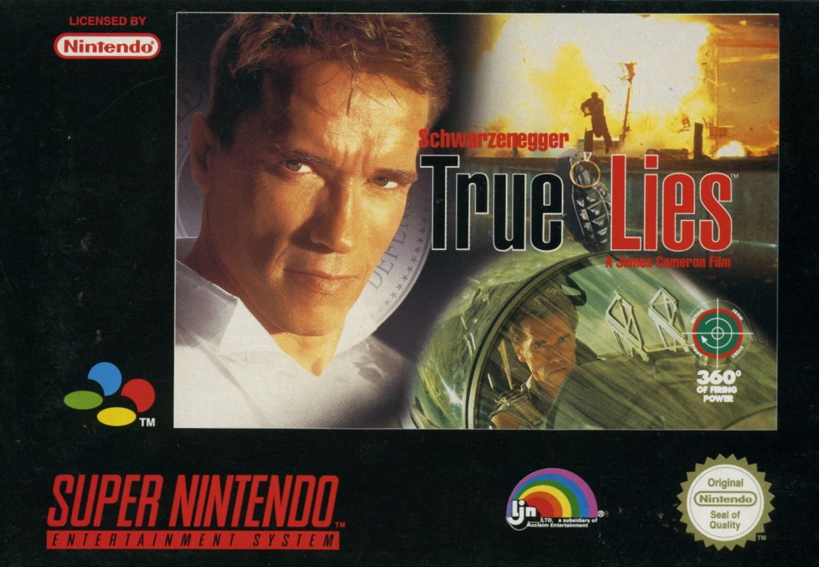 Front Cover for True Lies (SNES)