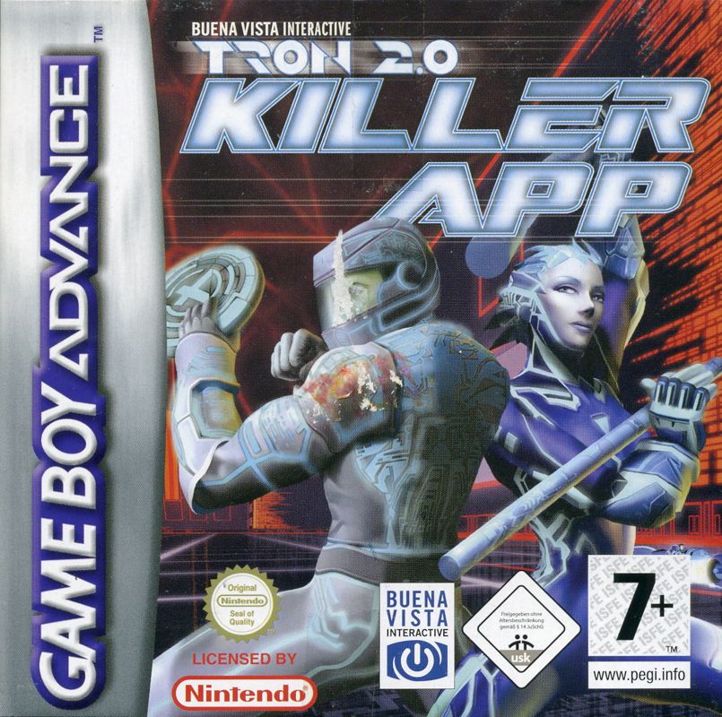 Front Cover for Tron 2.0: Killer App (Game Boy Advance)