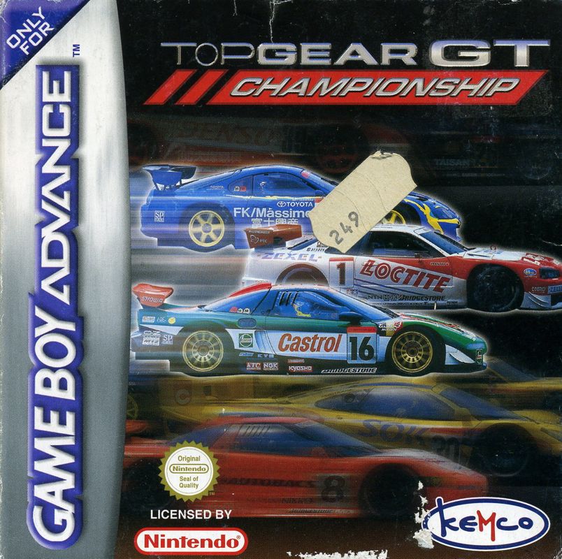 Front Cover for Top Gear GT Championship (Game Boy Advance)