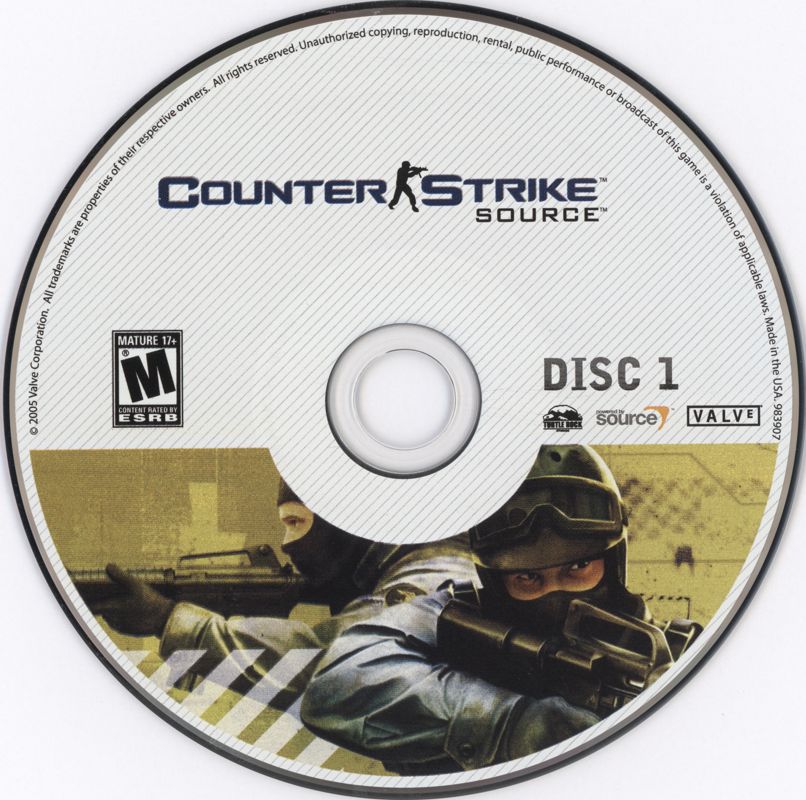 Media for Counter-Strike: Source (Windows): Disc 1