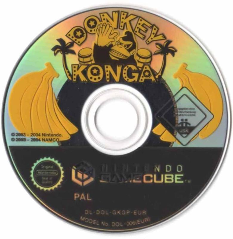 Media for Donkey Konga (GameCube) (Bundled with Bongos)