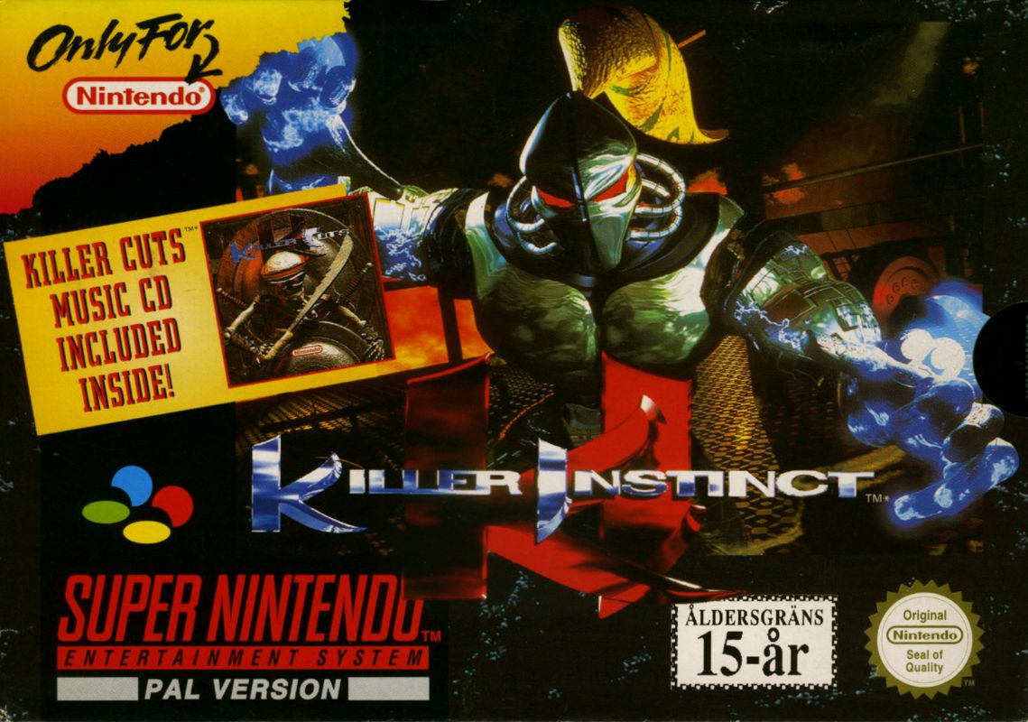 Killer Instinct Cover Or Packaging Material Mobygames