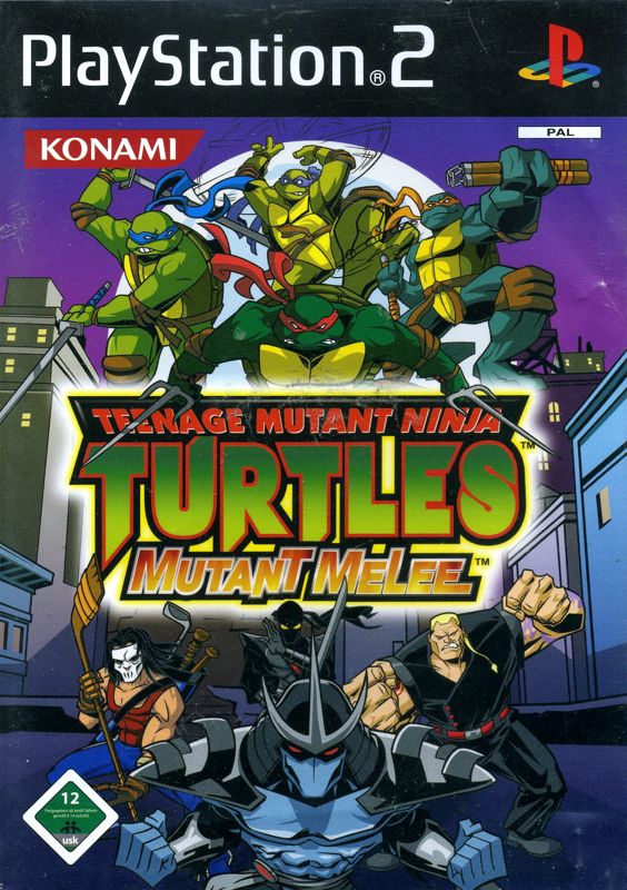Front Cover for TMNT: Mutant Melee (PlayStation 2)