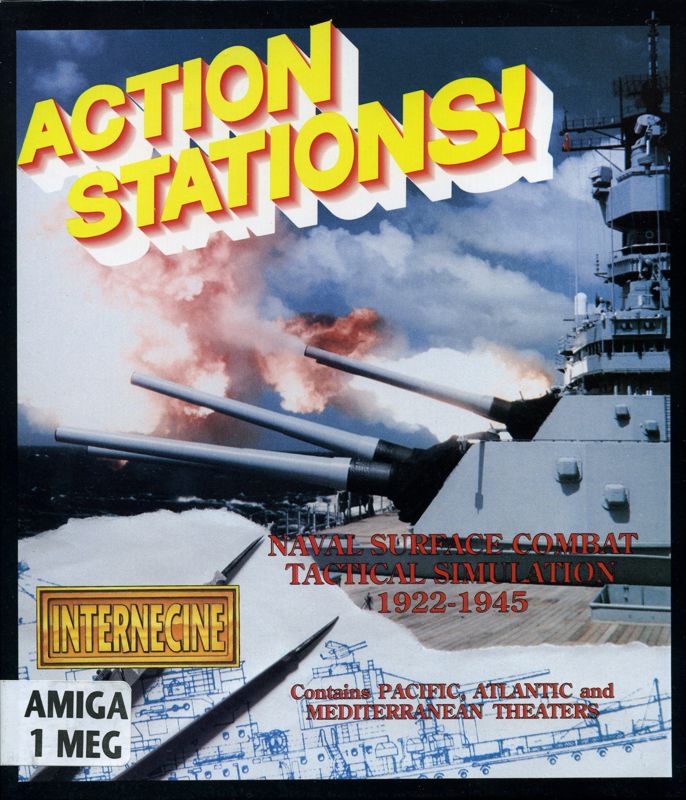 Front Cover for Action Stations! (Amiga)