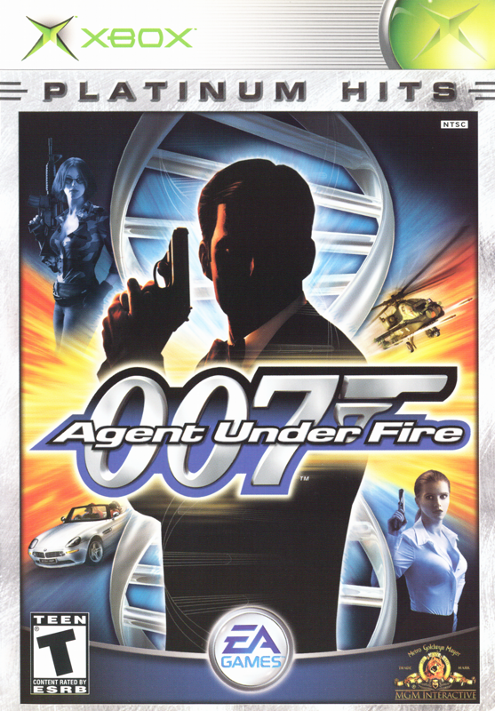 Front Cover for 007: Agent Under Fire (Xbox) (Platinum Hits release)