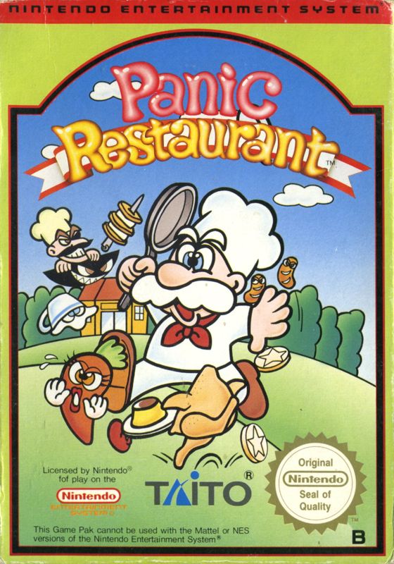 Front Cover for Panic Restaurant (NES)
