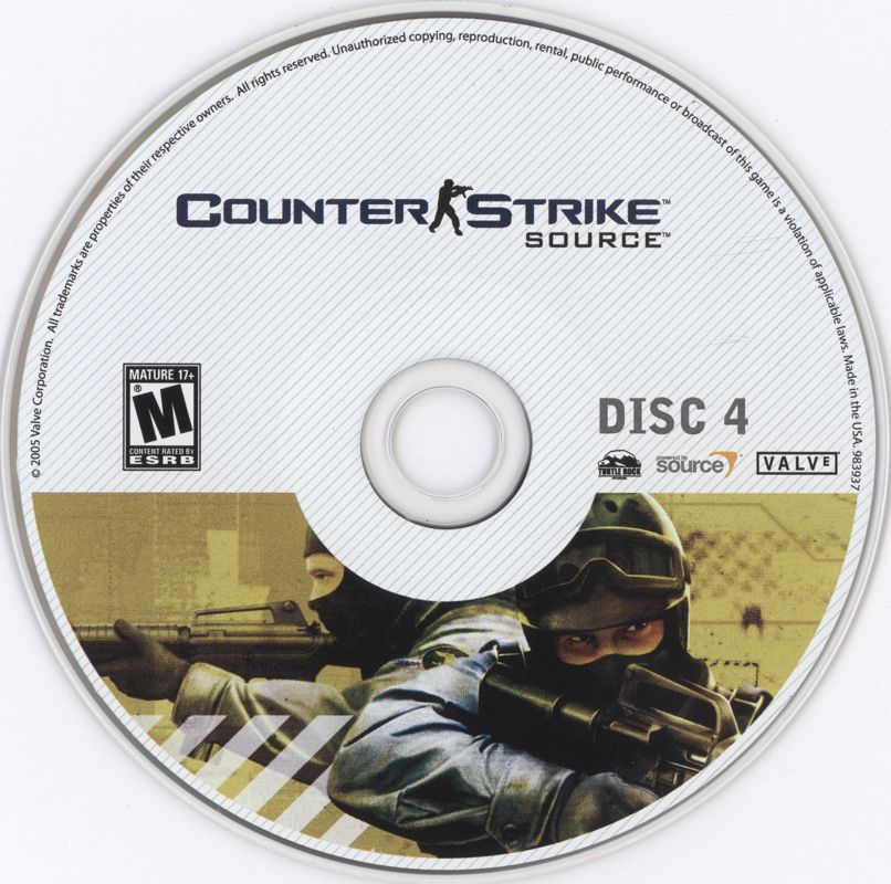 Media for Counter-Strike: Source (Windows): Disc 4