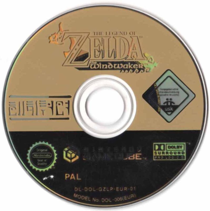 Media for The Legend of Zelda: The Wind Waker (GameCube) (Player's Choice release)