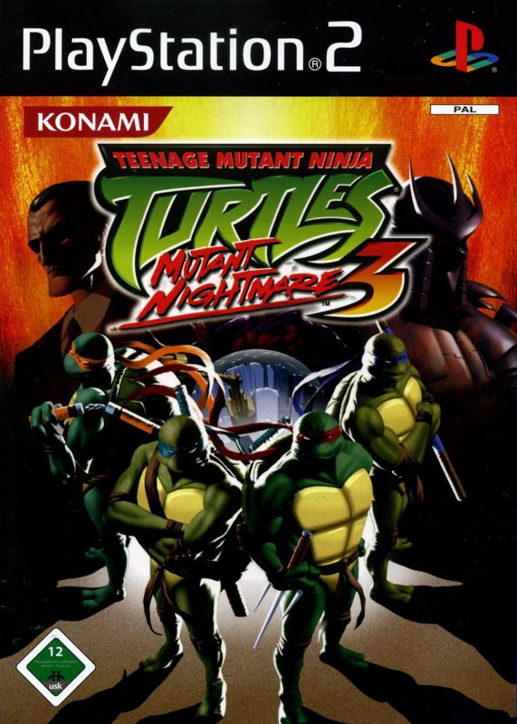 Front Cover for Teenage Mutant Ninja Turtles 3: Mutant Nightmare (PlayStation 2)