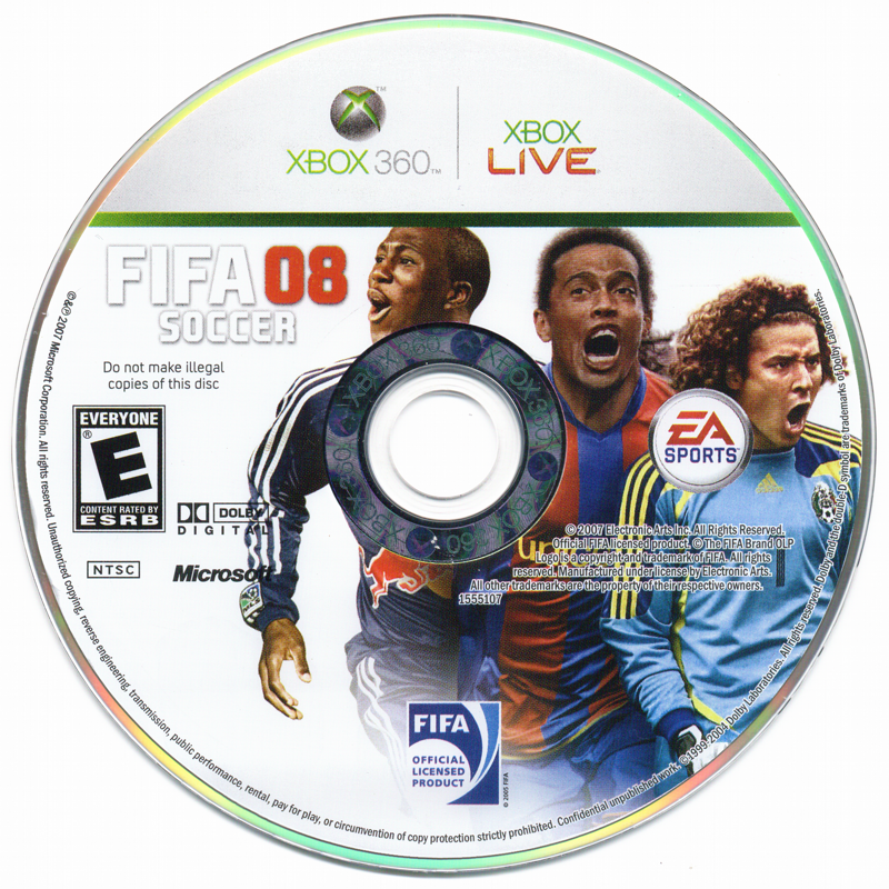 Media for FIFA Soccer 08 (Xbox 360)