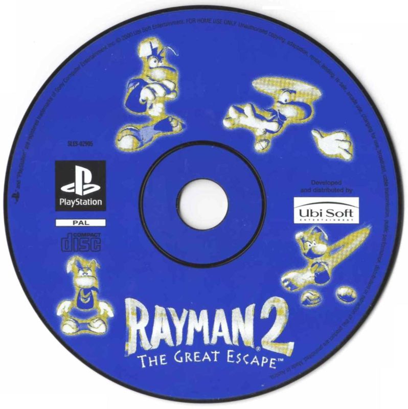 Media for Rayman 2: The Great Escape (PlayStation)