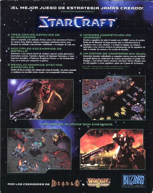Other for StarCraft: Anthology (Windows): Box 1 Back