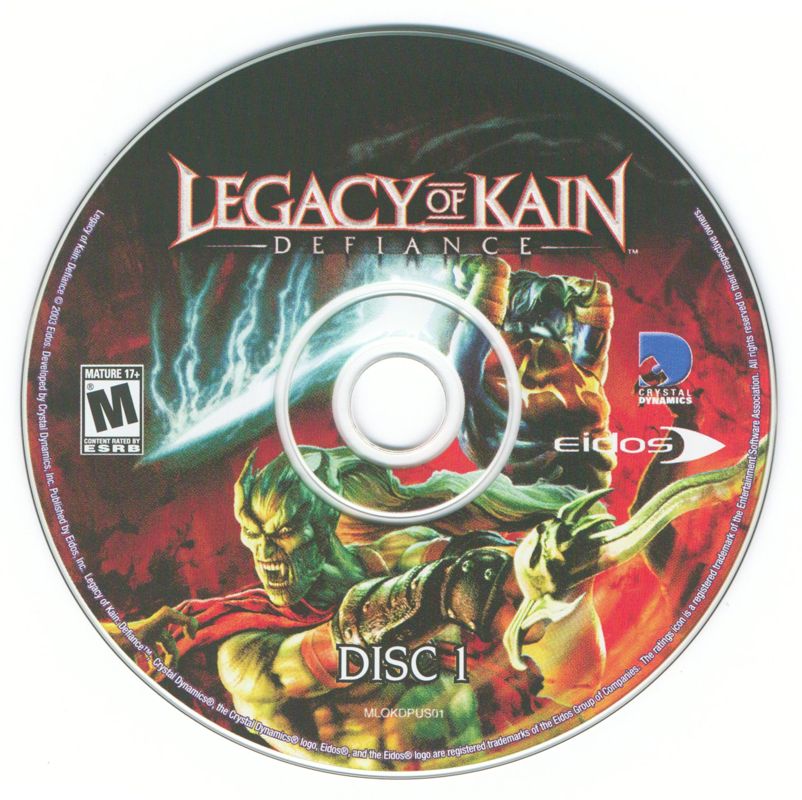 Media for Legacy of Kain: Defiance (Windows): Disc 1