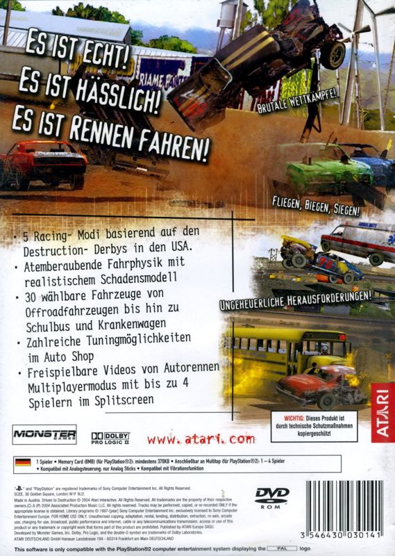 Test Drive Eve of Destruction cover or packaging material MobyGames