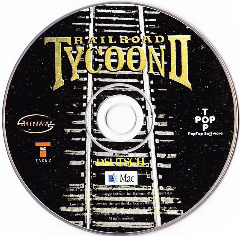 Media for Railroad Tycoon II (Macintosh)