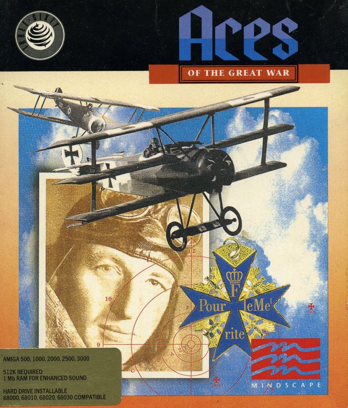 Front Cover for Blue Max: Aces of the Great War (Amiga)