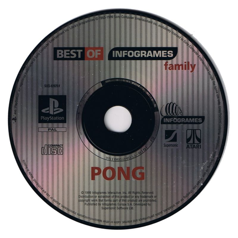 Media for Pong: The Next Level (PlayStation) (Best of Infogrames release)