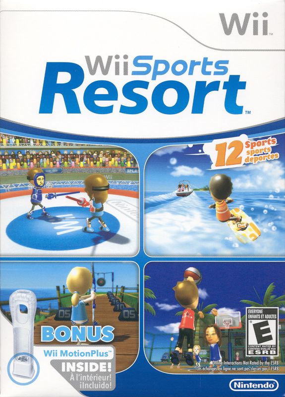 Front Cover for Wii Sports Resort (Wii) (Bundled with Wii MotionPlus)
