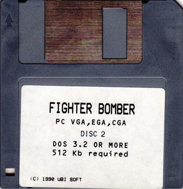 Media for Challengers (DOS): Fighter Bomber - Disk 2/2