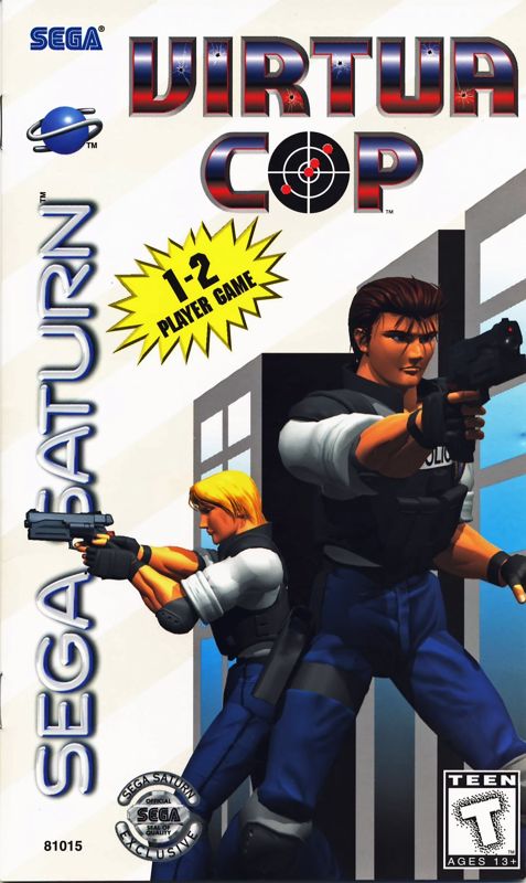 Front Cover for Virtua Cop (SEGA Saturn)