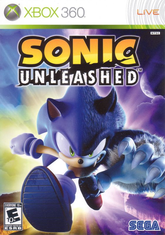 Front Cover for Sonic Unleashed (Xbox 360)