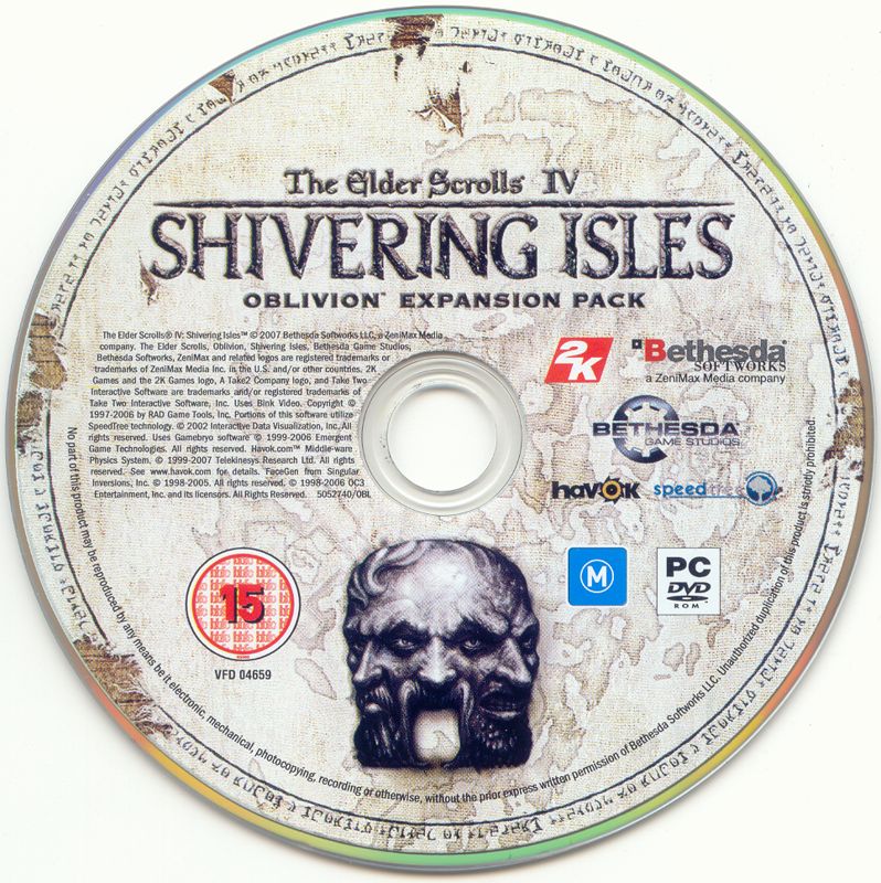 Media for The Elder Scrolls IV: Shivering Isles (Windows)