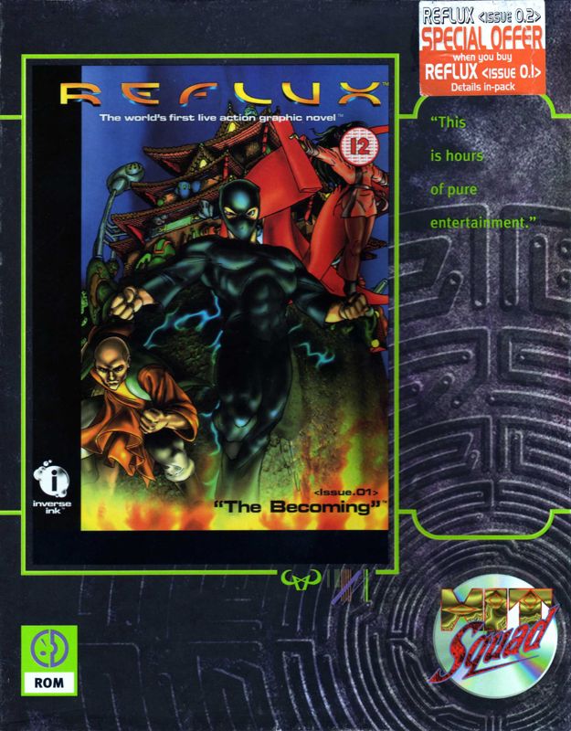 Front Cover for Reflux: Issue.01 - "The Becoming" (Windows 3.x) (Hit Squad release)