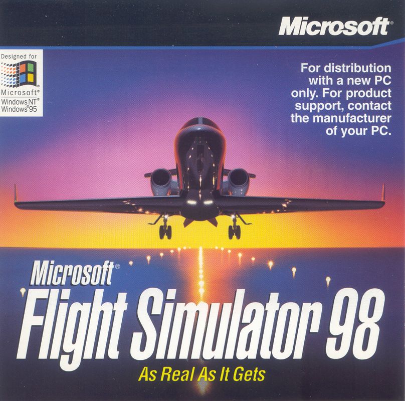Front Cover for Microsoft Flight Simulator 98 (Windows) (OEM version, bundled with new PCs)