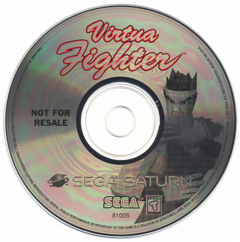 Media for Virtua Fighter (SEGA Saturn) (Bundled with Game Console)