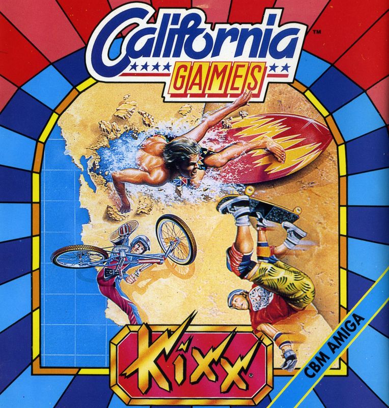 Front Cover for California Games (Amiga) (Kixx release)