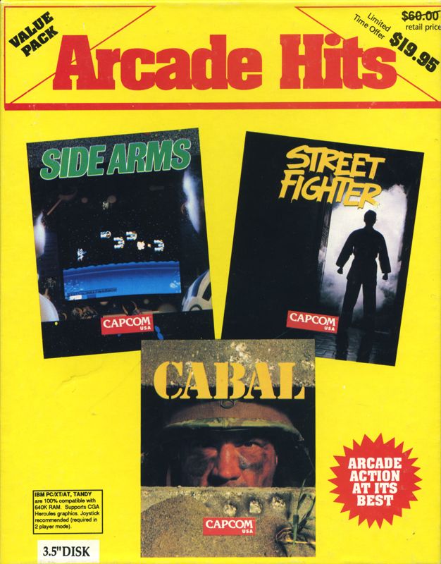 Front Cover for Arcade Hits (DOS)