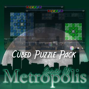 Front Cover for Spirits of Metropolis: Cubed Puzzle Pack (Windows)