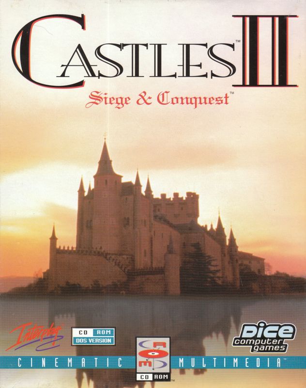Front Cover for Castles II: Siege & Conquest (DOS) (Dice Multi Media CD-ROM release)