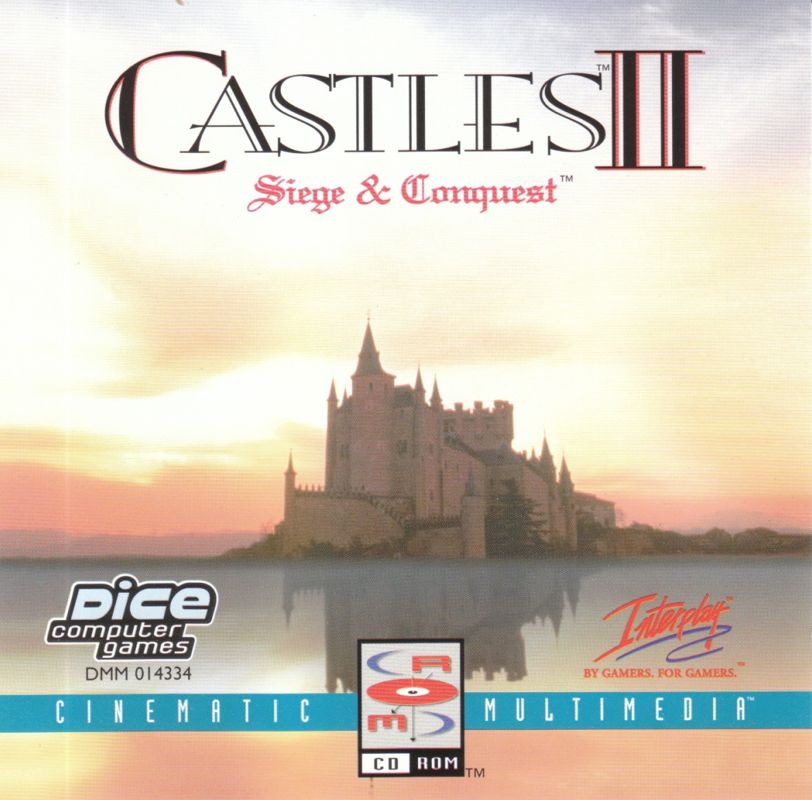 Other for Castles II: Siege & Conquest (DOS) (Dice Multi Media CD-ROM release): Jewel Case - Front