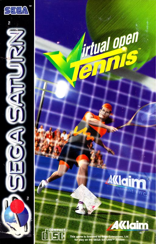 Front Cover for Virtual Open Tennis (SEGA Saturn)